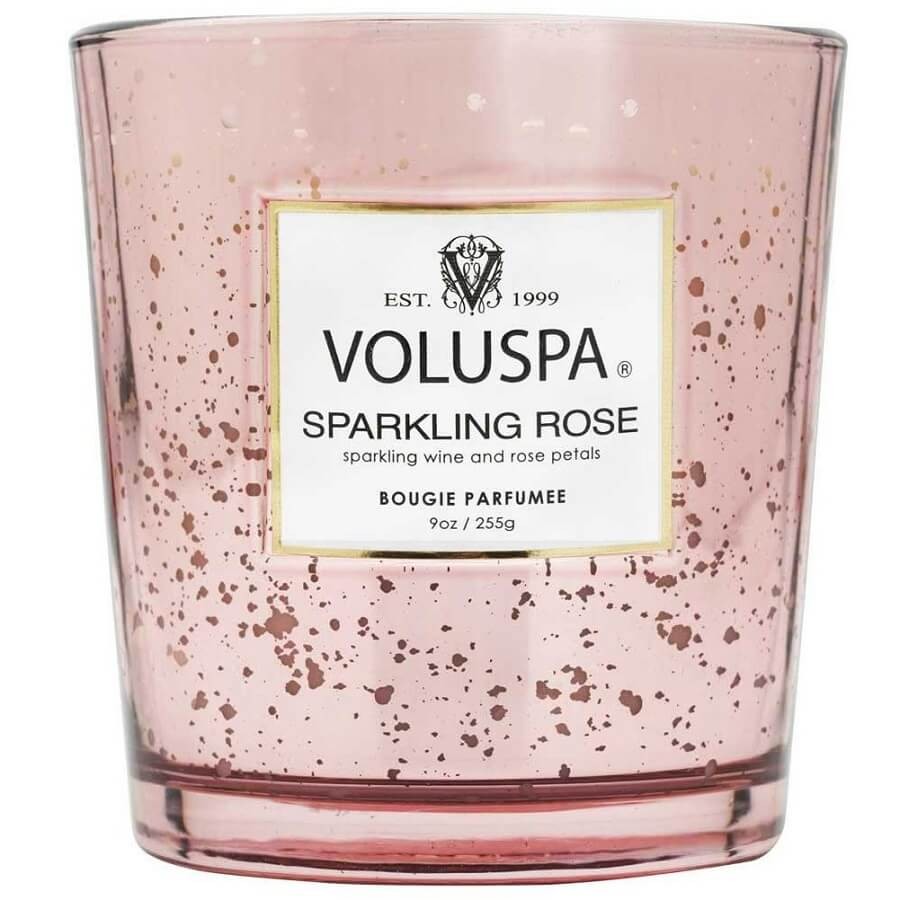 VOLUSPA - Sparkling Rose Classic Speckle Candle - 