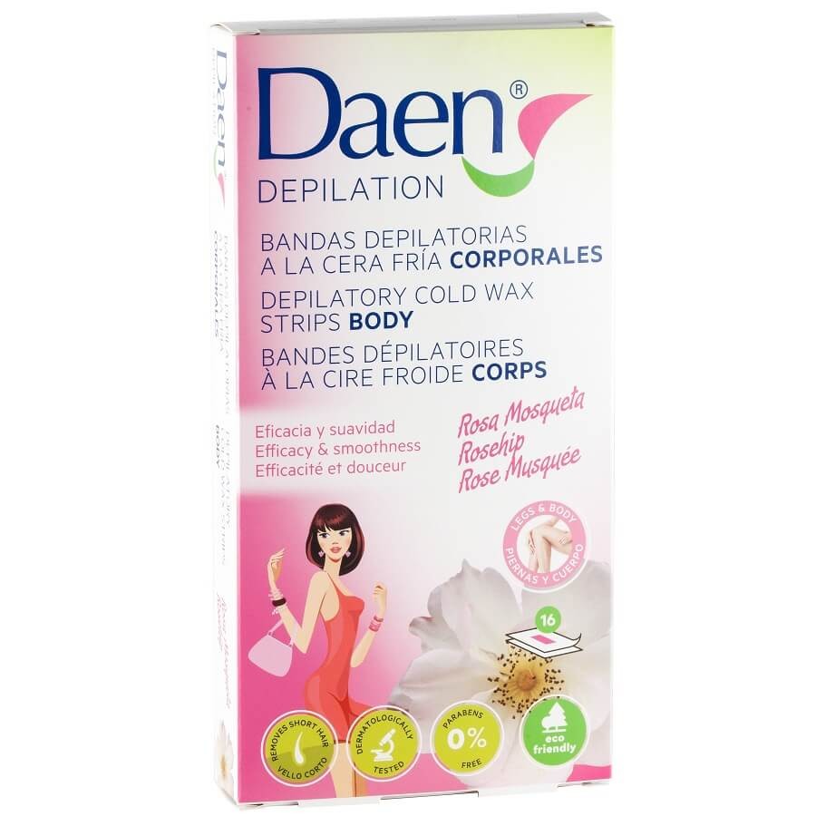 Daen - Body Wax Strips Rosehip - 