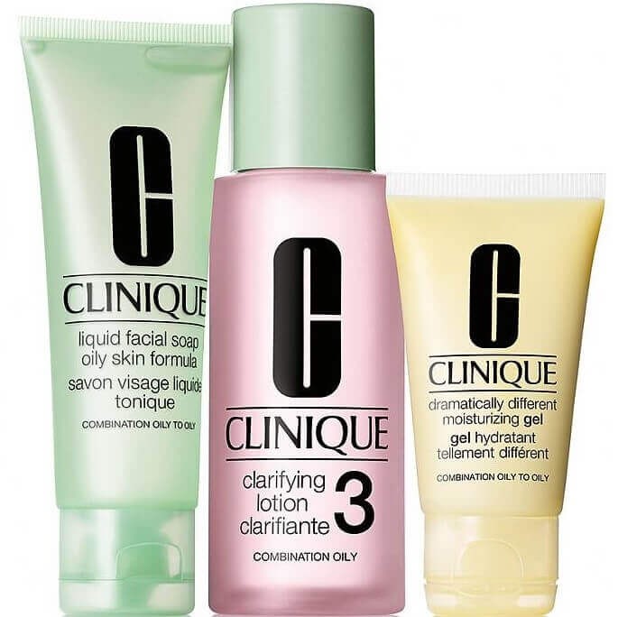 Clinique - 3 Step Skin Care System 3 Oily Skin Set - 