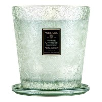 VOLUSPA White Cypress 3 Wick Hearth Candle