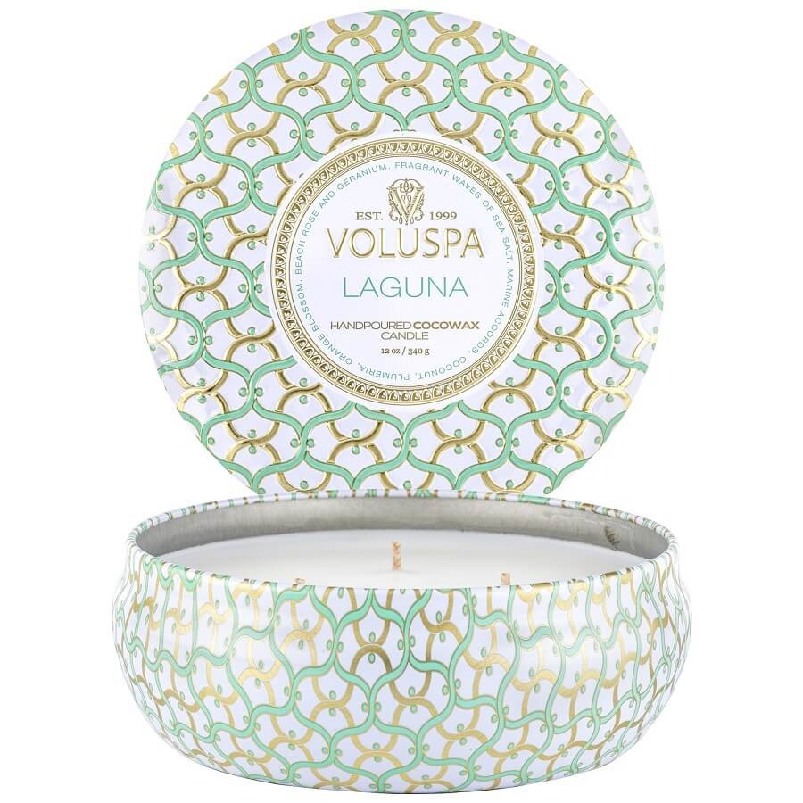 VOLUSPA - Laguna 3 Wick Tin Candle - 