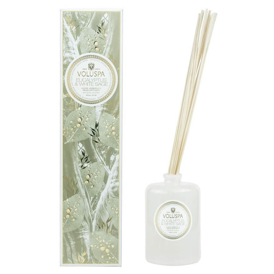 VOLUSPA - Eucalyptus & White Sage Reed Diffuser - 