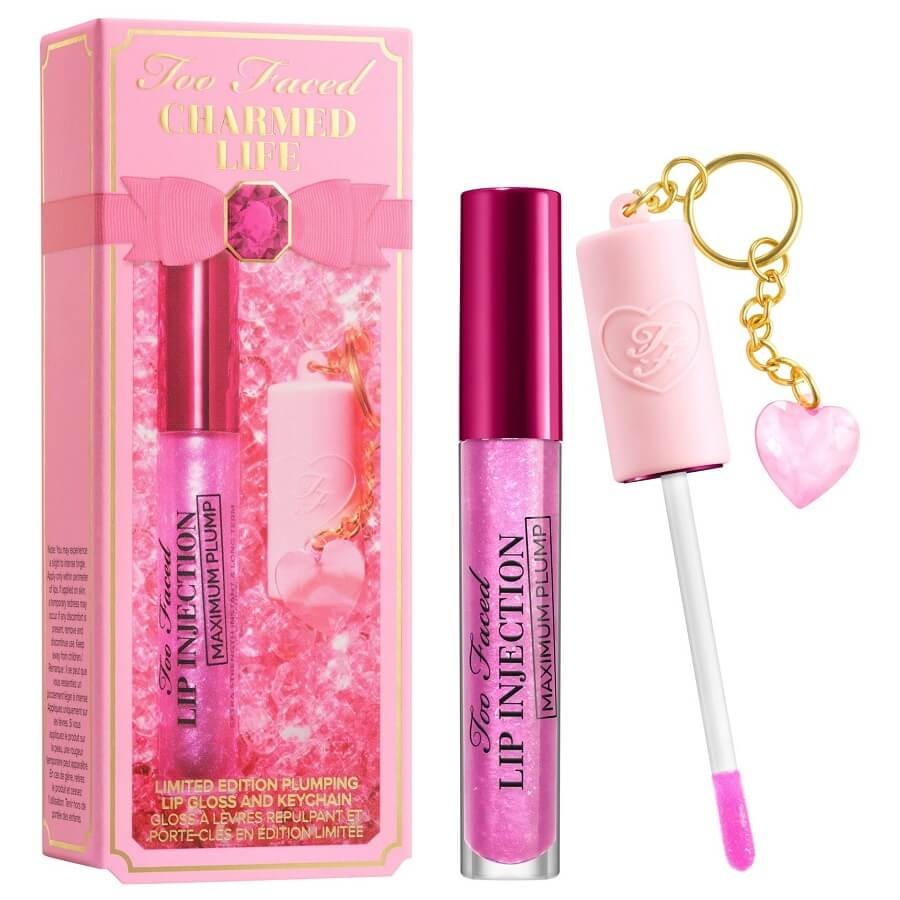 Too Faced - Charmed Life Lip Gloss & Key Chain - 