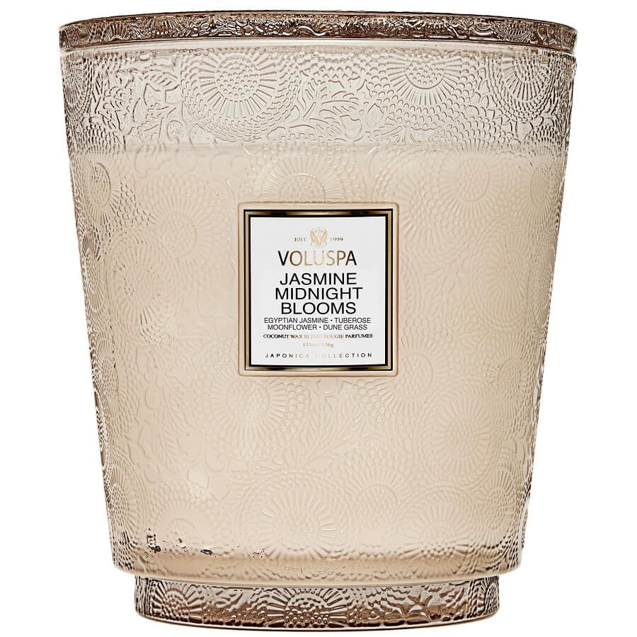 VOLUSPA - Jasmine Midnight Blooms 5 Wick Hearth Candle - 