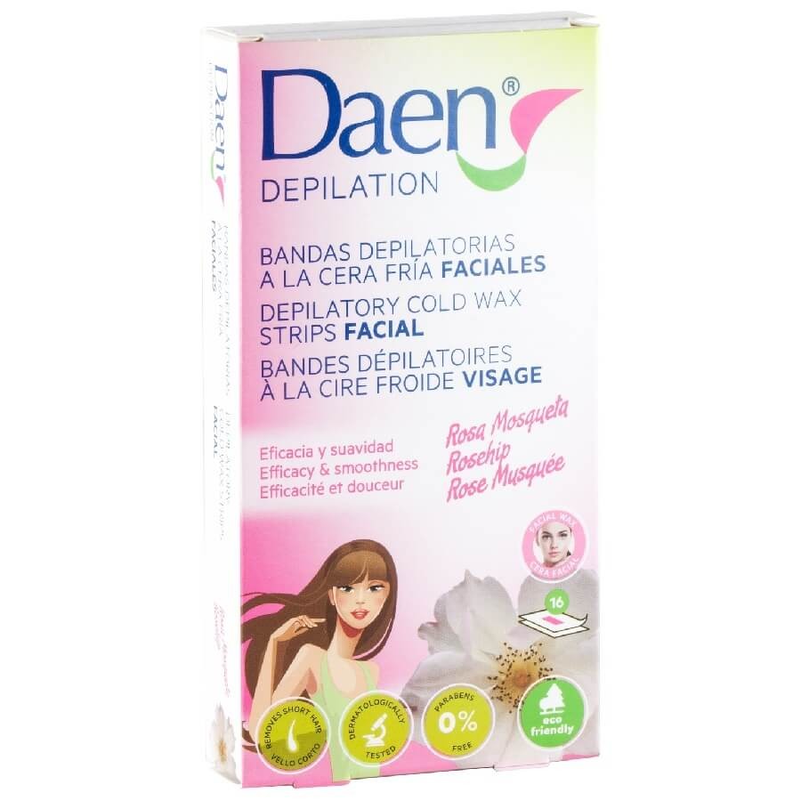 Daen - Facial Wax Strips Rosehip - 