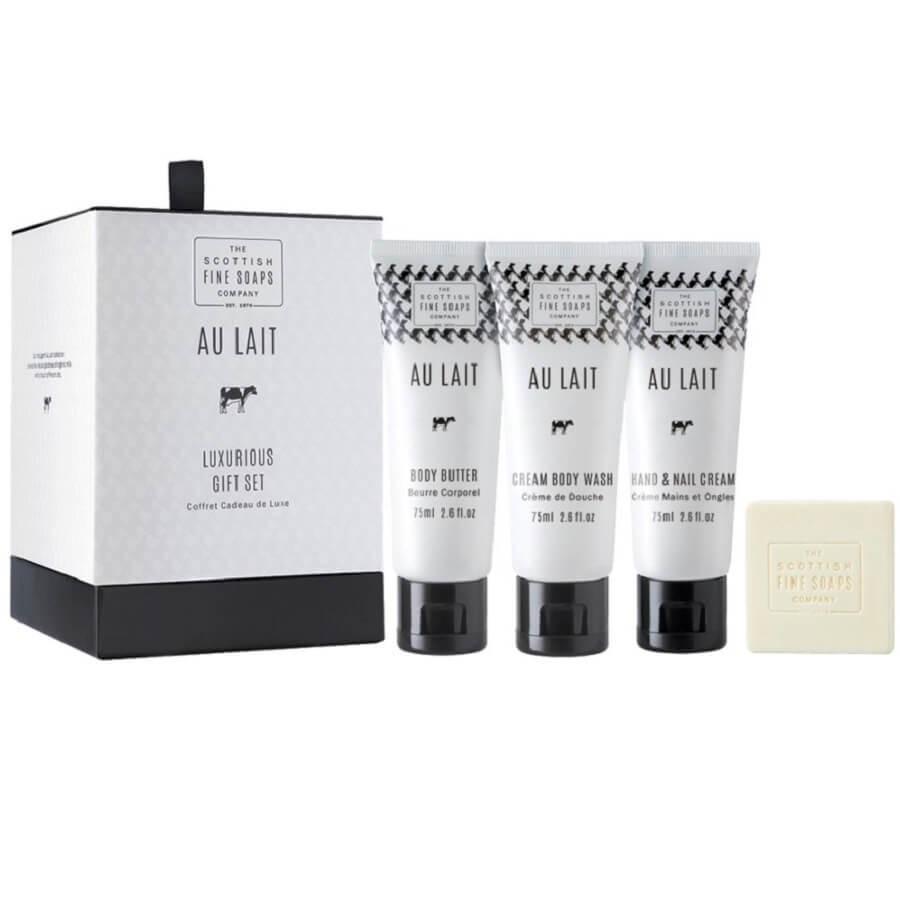 The Scottish Fine Soaps - Au Lait Luxurious Gift Set - 