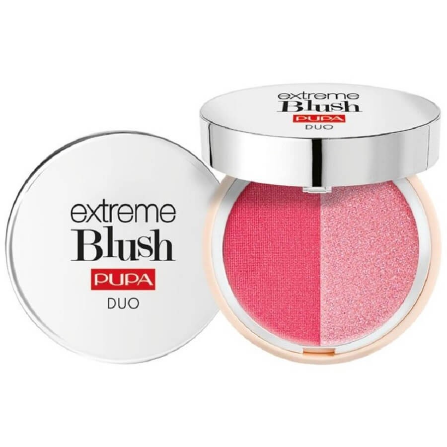 Pupa - Extreme Duo Blush - 140 - Radiant Flamingo - Glow Creamy
