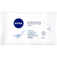 Nivea Intimo Fresh Comfort Mild Care Wipes With Aloe Vera & Lactic Acid
