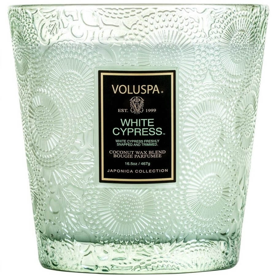 VOLUSPA - White Cypress 2 Wick Candle - 