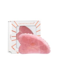 Crystallove 3D Rose Quartz Gua Sha