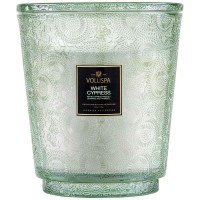 VOLUSPA White Cypress 5 Wick Hearth Candle