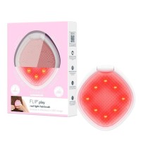 Foreo FLIP Play Red Light Hairbrush Tickle Me Pink!